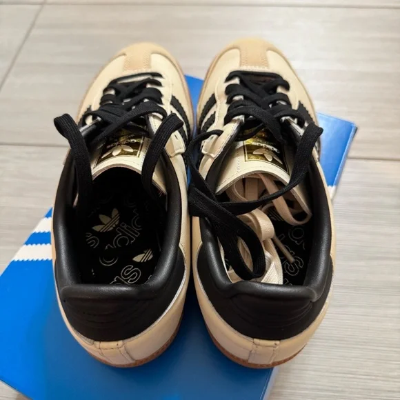 Adidas Samba OG Sneakers - cream white / core black / sand strata size 7 - Picture 4 of 6